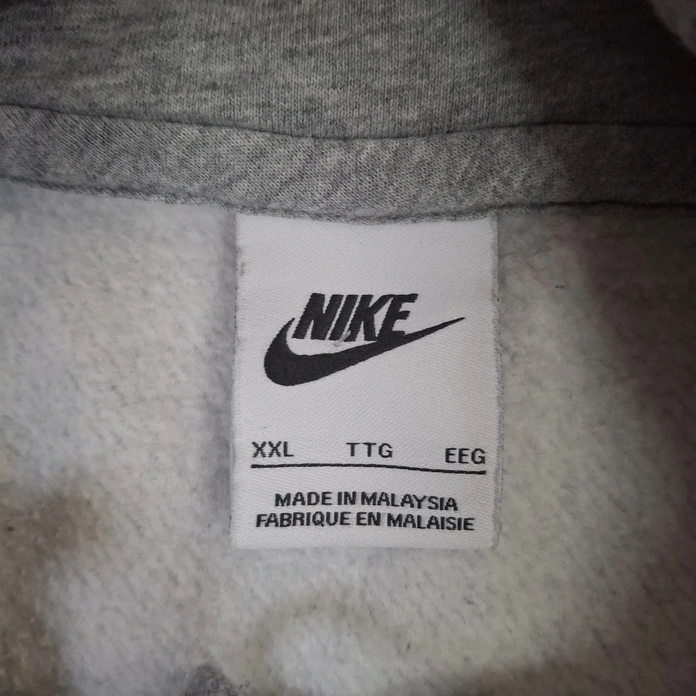 Nike Syracuse Orange Fleece Hoodie Mens XXL Gray Sweatshirt NCAA College Logo